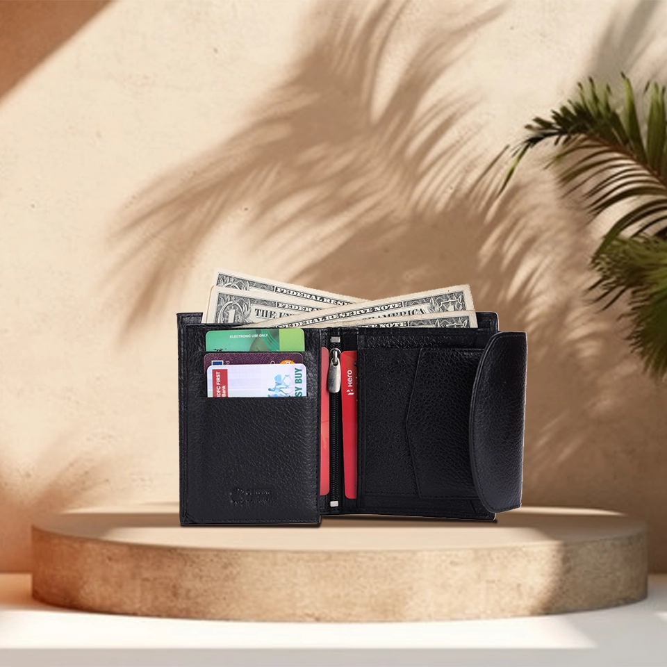 Men's Leather Wallet (Black)